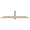 Ekena Millwork Eugene Smooth Timber Gable Bracket, Douglas Fir, 84"W x 21"H x 3 1/2"D x 5 1/2"F, 6/12 Pitch GBW084X21X0406EUG00SDF - alternate 1